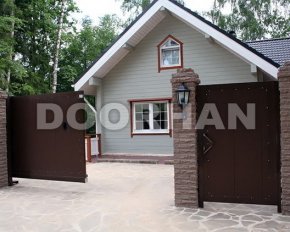 Уличные ворота. Сдвижные ворота стандартных размеров