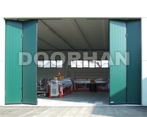 Промышленные ворота. Складные-откатные. Складные ворота