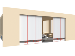 ВОРОТА ОПОРНЫЕ ОТКАТНЫЕ