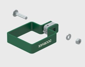 Комплект хомута одностороннего DoorHan для столба 60х60 мм