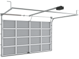 ГАРАЖНЫЕ СЕКЦИОННЫЕ ВОРОТА ИЗ СТАЛЬНЫХ ОДНОСЛОЙНЫХ ПАНЕЛЕЙ С ТОРСИОННЫМ МЕХАНИЗМОМ RSD02-SLP