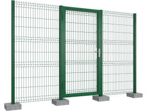 КАЛИТКА СО СТАЛЬНОЙ РАМОЙ И ЗАПОЛНЕНИЕМ СВАРНОЙ СЕТКОЙ