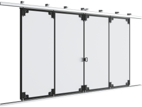 ПРОМЫШЛЕННЫЕ ОТКАТНЫЕ ВОРОТА С НИЖНЕЙ НАПРАВЛЯЮЩЕЙ СЕРИИ ISG-LG