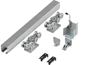 СИСТЕМА РОЛИКОВ И НАПРАВЛЯЮЩИХ ДЛЯ БАЛКИ Х/К 138Х144Х6 L=8000ММ