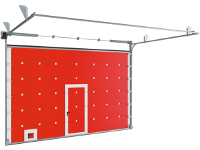 Секционные противопожарные ворота с пределом огнестойкости EI60