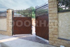 Уличные ворота. Распашные ворота Premium